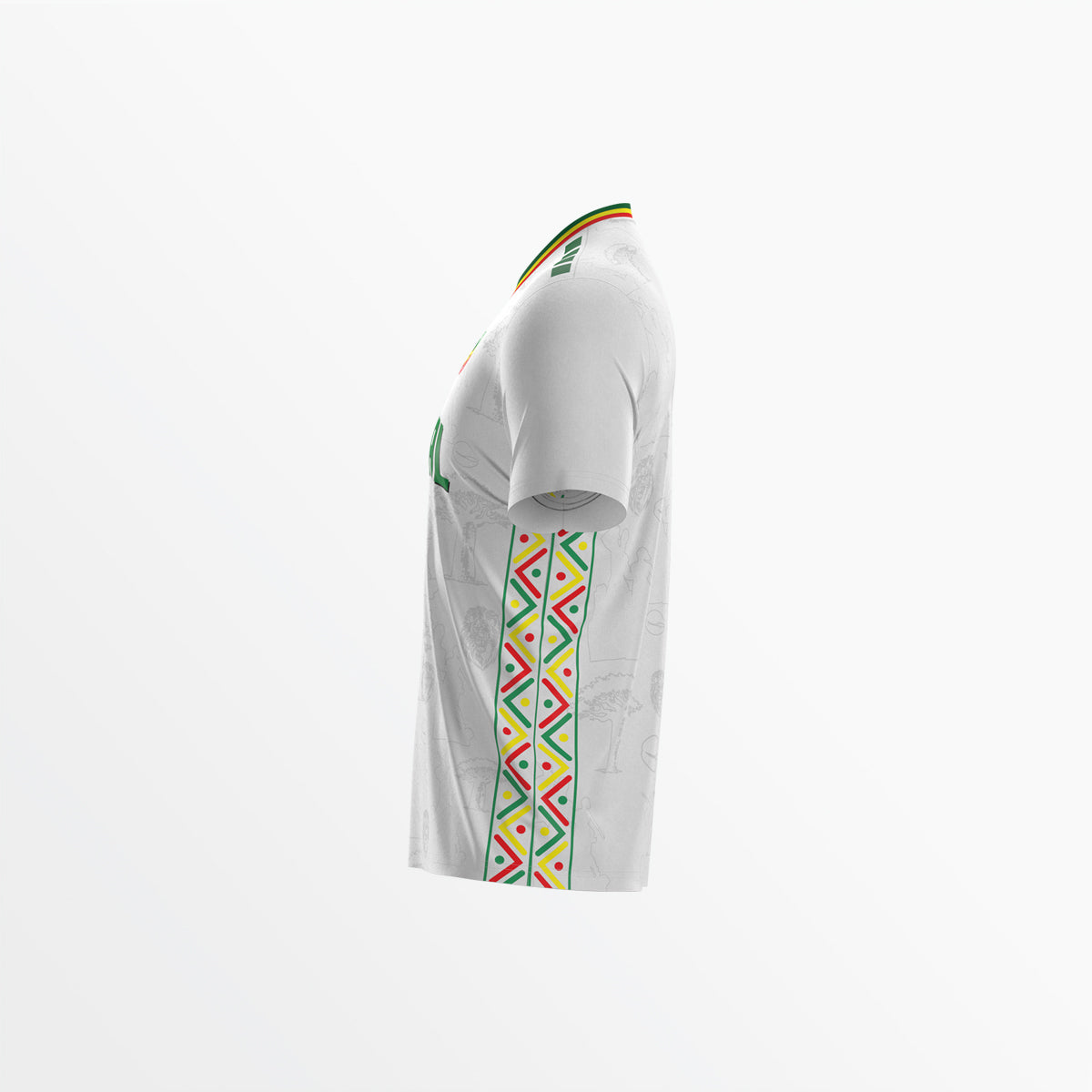 Capelli Sport - Senegal Basketball 2026/27 Away Shooting Shirt - Adult