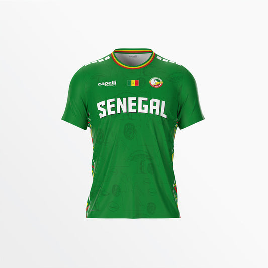 Capelli Sport - Senegal Basketball 2026/27 Home Shooting Shirt Adult