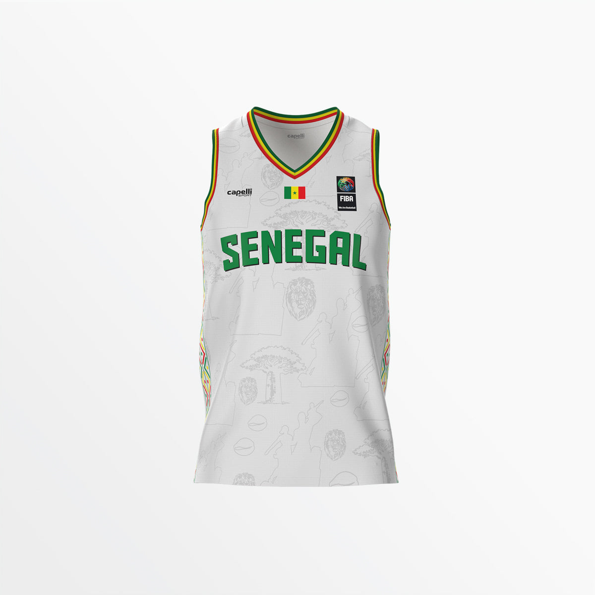 Capelli Sport - Senegal Basketball 2026/27 Away Jersey Adult