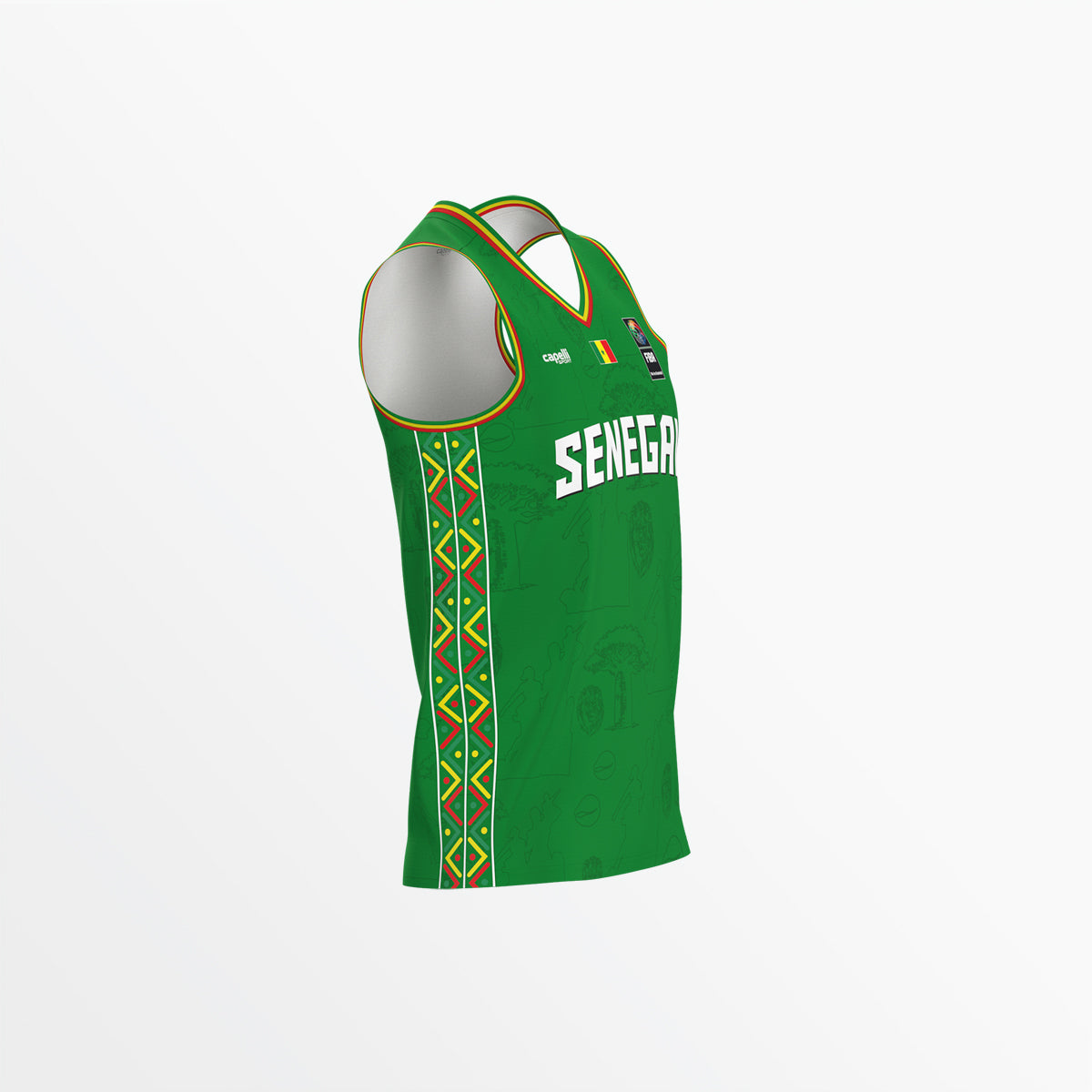 Capelli Sport - Senegal Basketball 2026/27 Home Jersey Adult