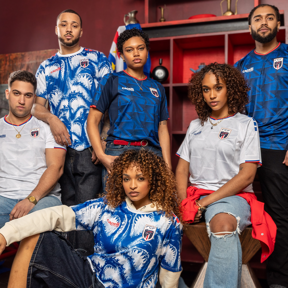 Capelli Sport - Men's Cabo Verde 2026 Home Replica Soccer Jersey