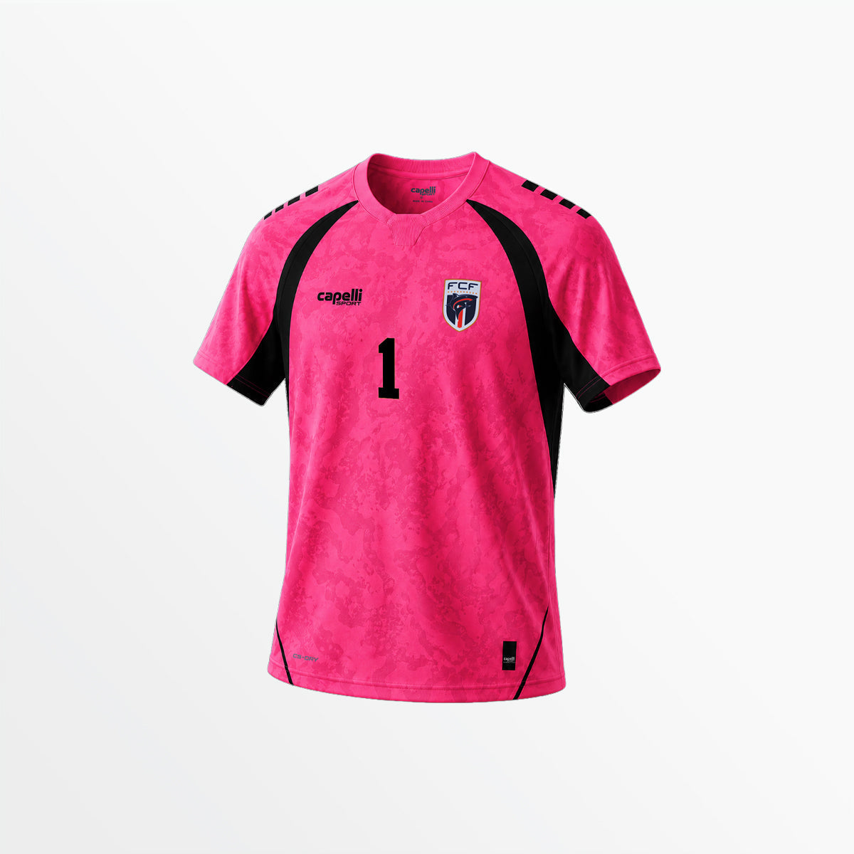 Capelli Sport - Adult Cabo Verde 2026 Bright Pink Goalkeeper Replica Jersey