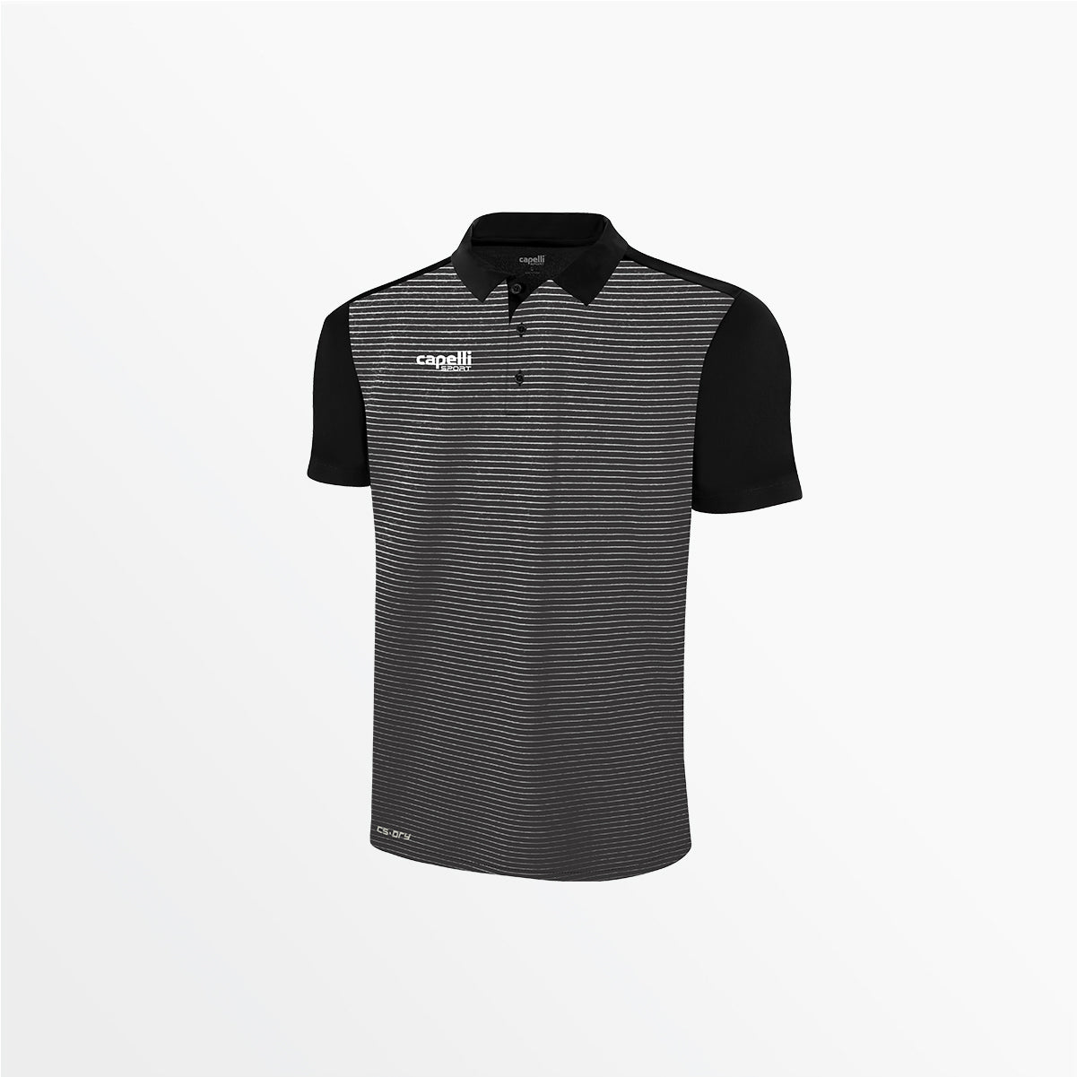 Capelli Sport - Men's Classic Small Stripe Poly Polo