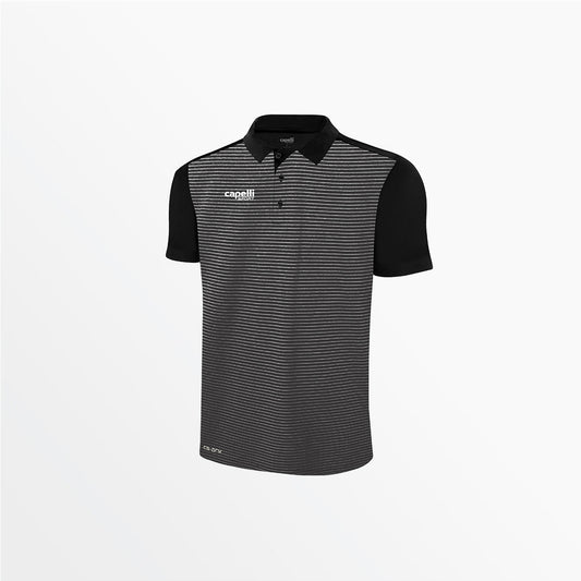 Capelli Sport - Men's Classic Small Stripe Poly Polo