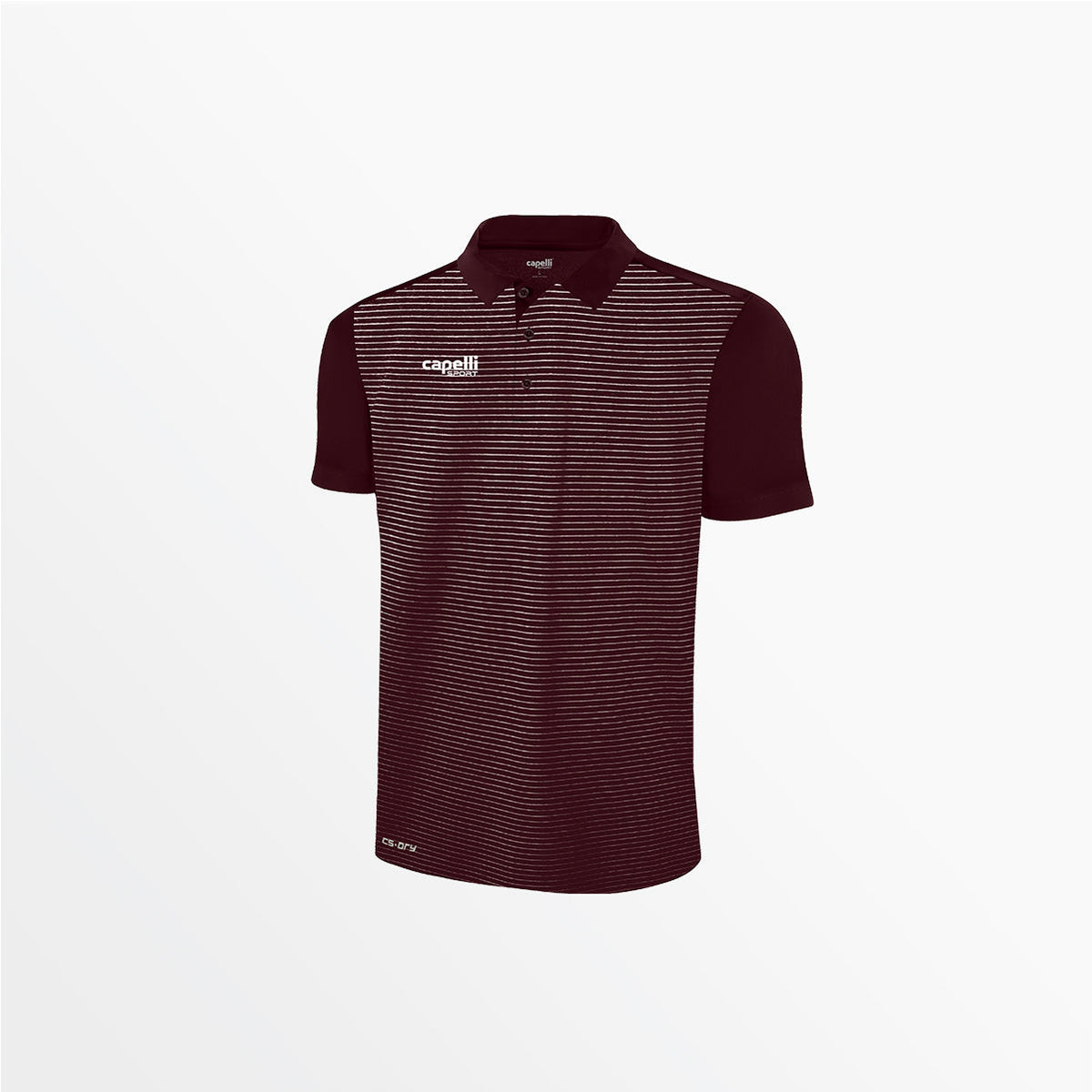 Capelli Sport - Men's Classic Small Stripe Poly Polo