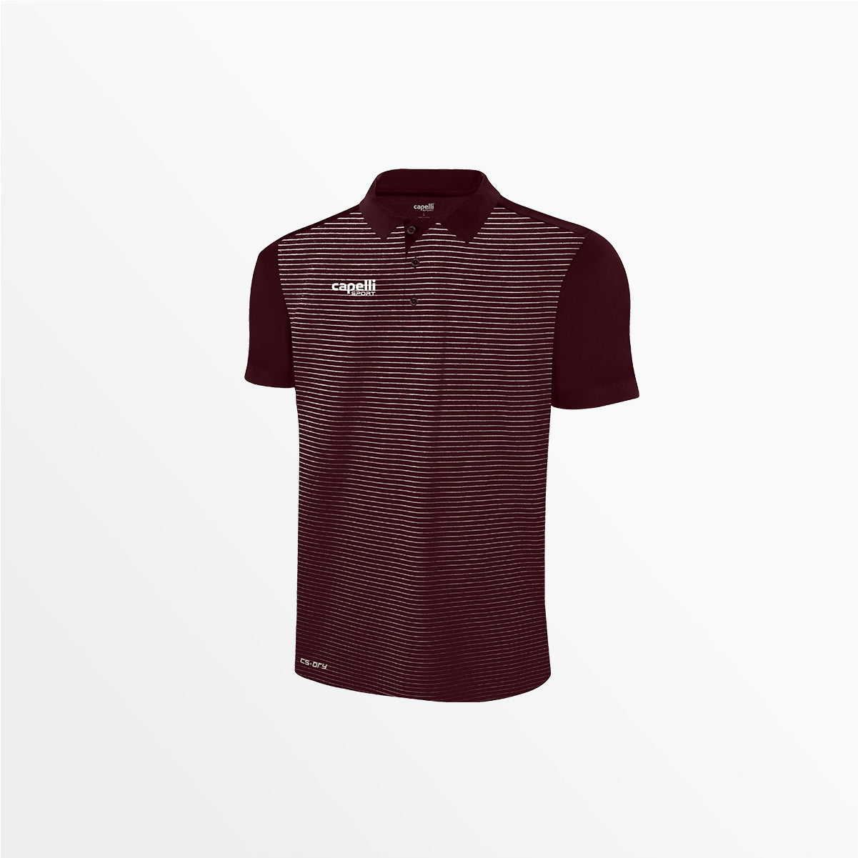 Capelli Sport - Men's Classic Small Stripe Poly Polo
