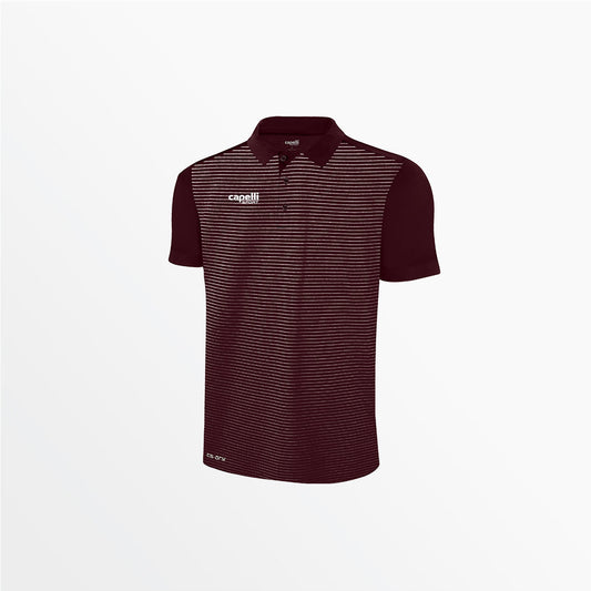 Capelli Sport - Men's Classic Small Stripe Poly Polo