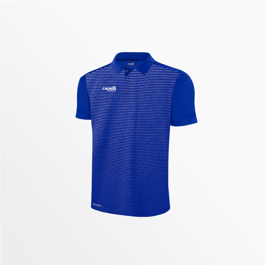Capelli Sport - Men's Classic Small Stripe Poly Polo