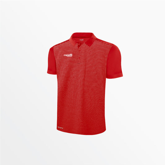 Capelli Sport - Men's Classic Small Stripe Poly Polo