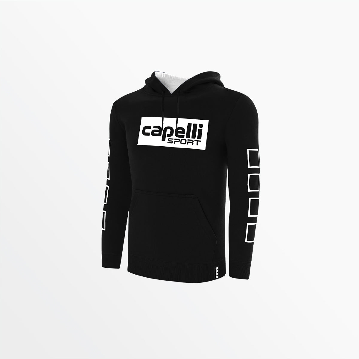 Capelli Sport - Men's Fleece Hoodie With Logo and 4 Cube Sleeves