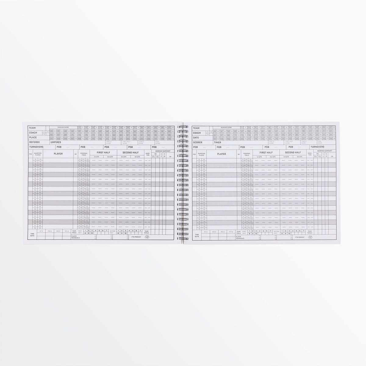 Capelli Sport - CS Basketball Scorebook