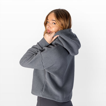 Capelli Sport - Women's Sherpa Cropped Pullover Hoodie