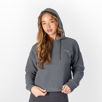 Capelli Sport - Women's Sherpa Cropped Pullover Hoodie