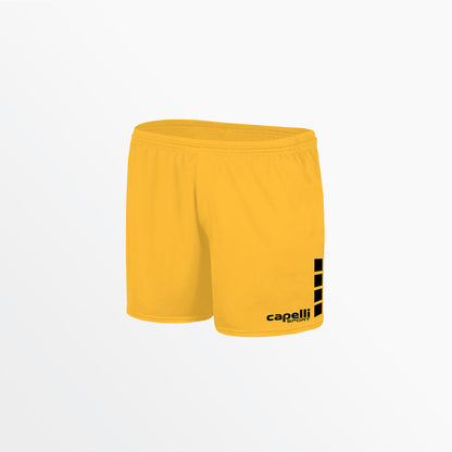 Capelli Sport - Women's Team Match Shorts With 3'' Inseam and Cubes