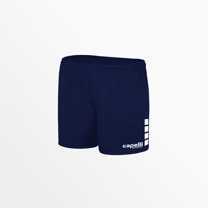 Capelli Sport - Women's Team Match Shorts With 3'' Inseam and Cubes