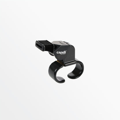 Capelli Sport - CS Pealess Referee Whistle With Finger Grip