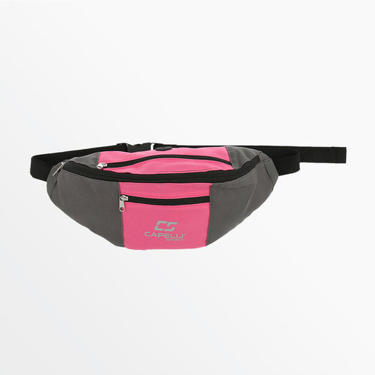 Capelli Sport - Waist Pack With Zippered Pocked, and Reflective Accents