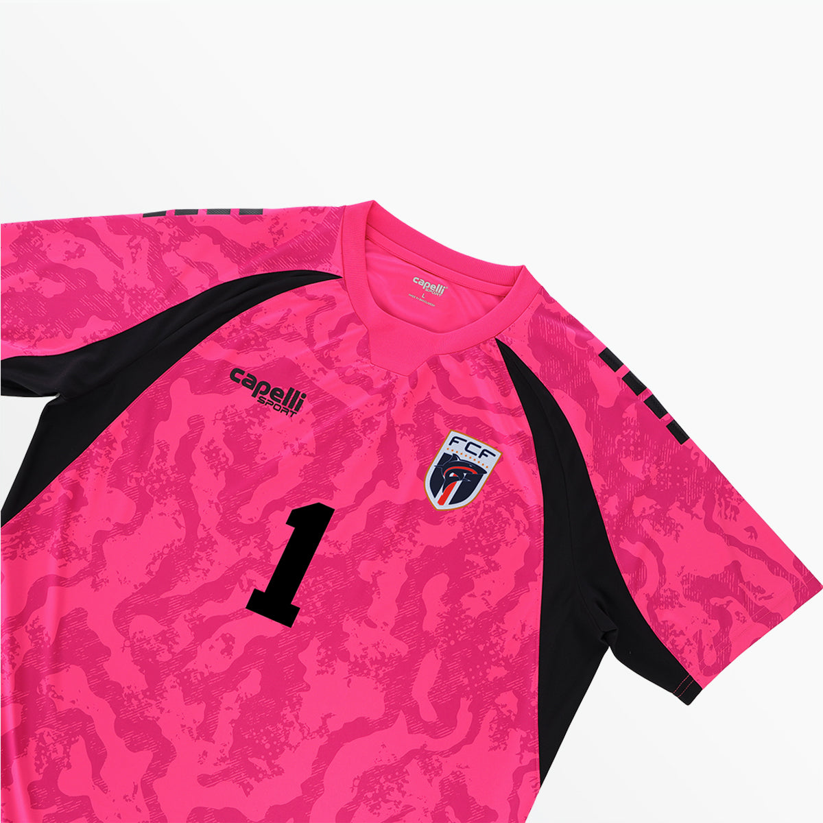 Capelli Sport - Youth Cabo Verde 2026 Bright Pink Goalkeeper Replica Jersey
