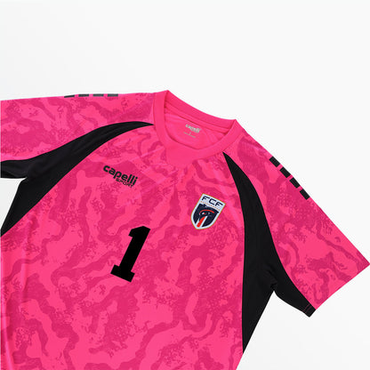 Capelli Sport - Youth Cabo Verde 2026 Bright Pink Goalkeeper Replica Jersey