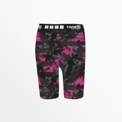Capelli Sport - Girl's 3/4 Camo Strokes Biker Shorts