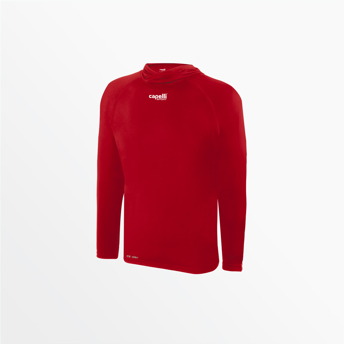 Capelli Sport - Youth Club Long Sleeve Poly Hooded Tee