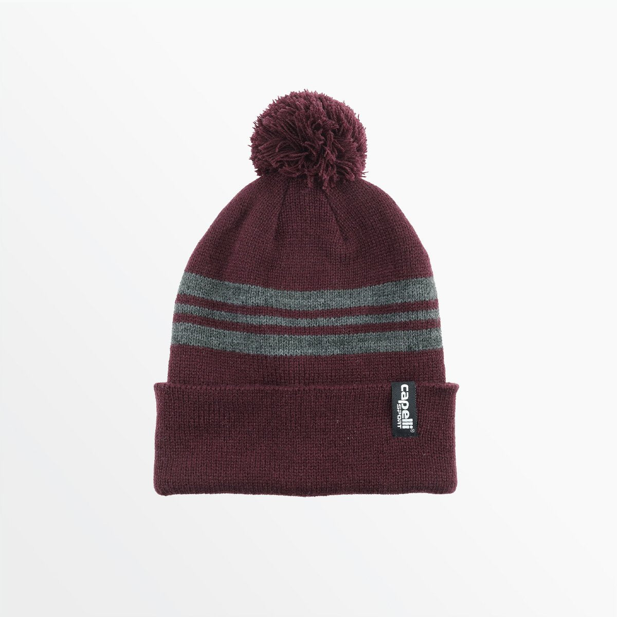 Capelli Sport - Youth Striped Pom Beanie
