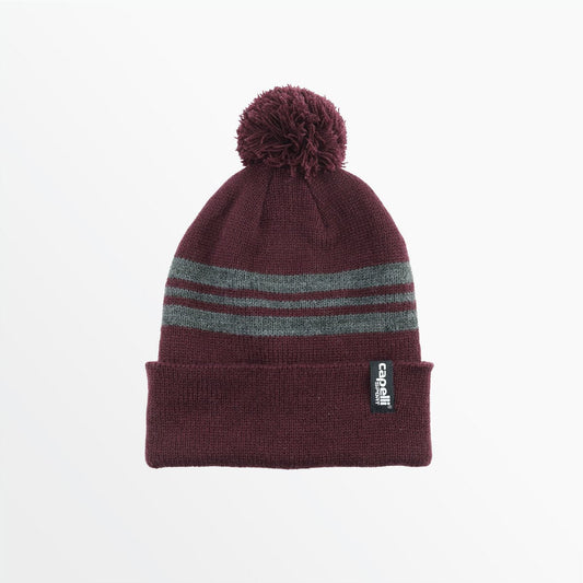 Capelli Sport - Youth Striped Pom Beanie