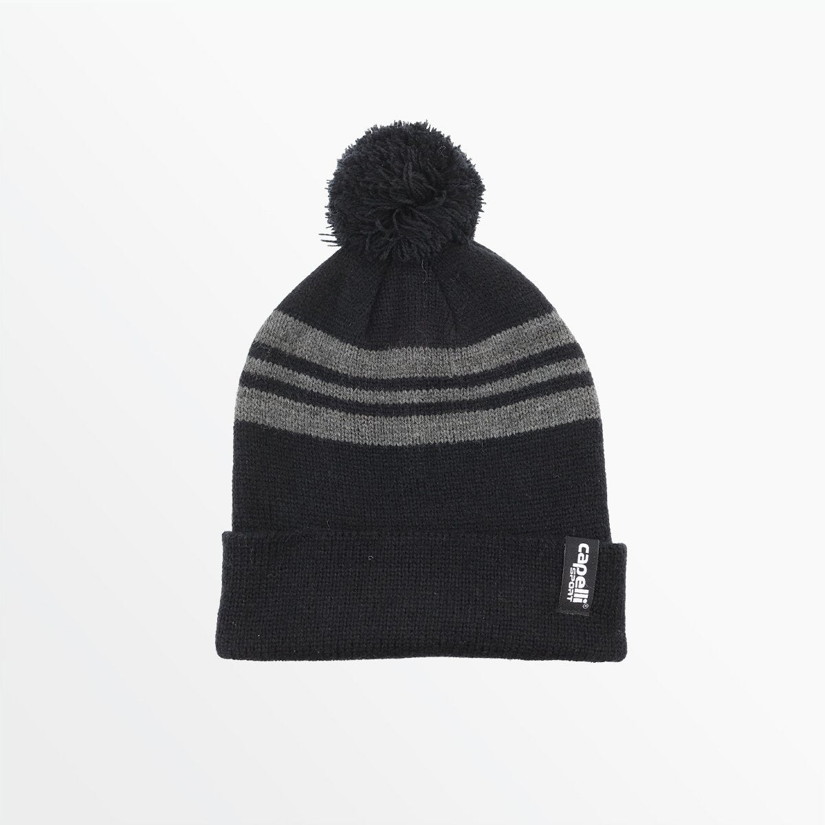 Capelli Sport - Youth Striped Pom Beanie