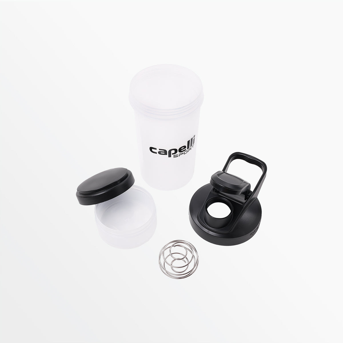 Capelli Sport - 16 Oz Shaker Bottle With Bottom Storage Container