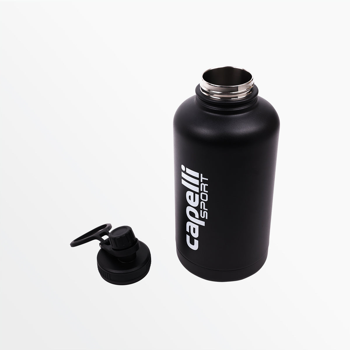 Capelli Sport - 64 Oz Sport Screw Cap Wide Mouth Stainless Steel Water Bottle