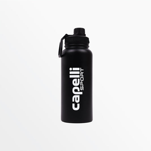 Capelli Sport - 32 Oz Sport Screw Cap Wide Mouth Stainless Steel Water Bottle