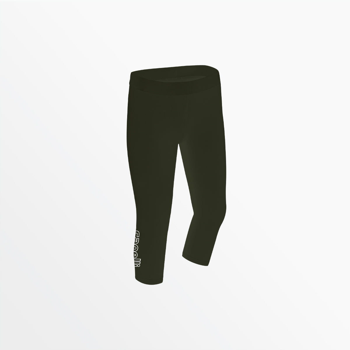 Capelli Sport - Girl's Mid Rise Logo 3/4 Cotton Leggings