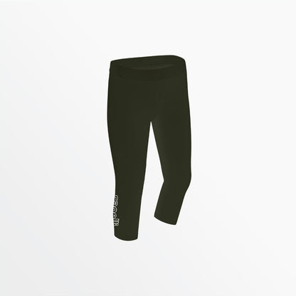 Capelli Sport - Girl's Mid Rise Logo 3/4 Cotton Leggings