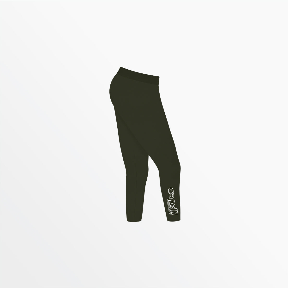 Capelli Sport - Girl's Mid Rise Logo 3/4 Cotton Leggings