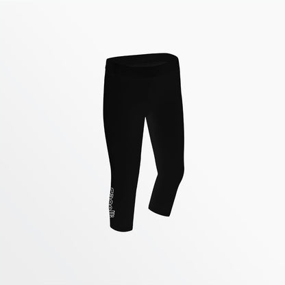 Capelli Sport - Girl's Mid Rise Logo 3/4 Cotton Leggings