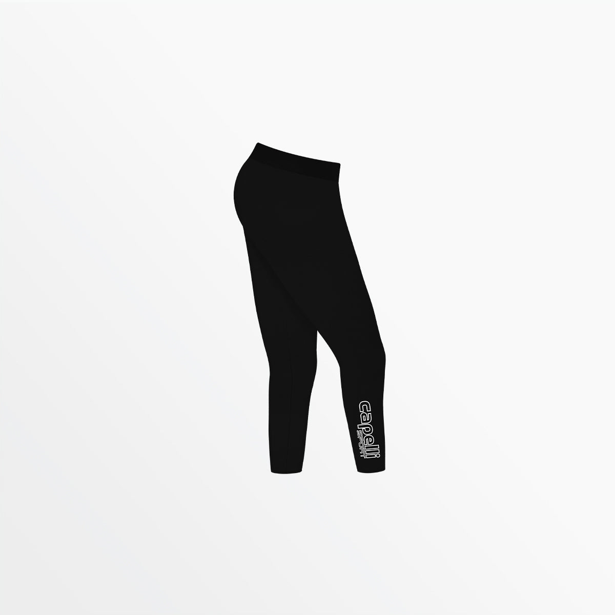 Capelli Sport - Girl's Mid Rise Logo 3/4 Cotton Leggings