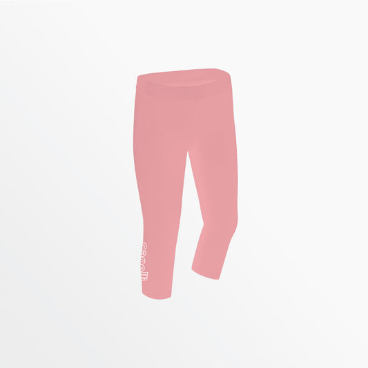 Capelli Sport - Girl's Mid Rise Logo 3/4 Cotton Leggings