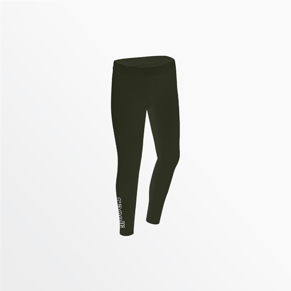 Capelli Sport - Girl's Mid Rise Logo Cotton Leggings