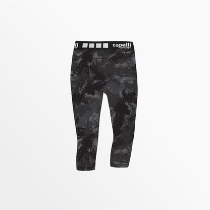 Capelli Sport - Girl's 3/4 Camo Strokes Performance Tights