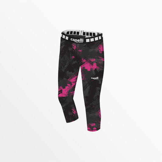 Capelli Sport - Girl's 3/4 Camo Strokes Performance Tights