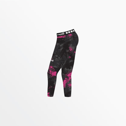 Capelli Sport - Girl's 3/4 Camo Strokes Performance Tights