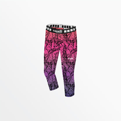 Capelli Sport - Girl's 3/4 Distressed Ombre Perfomance Tights