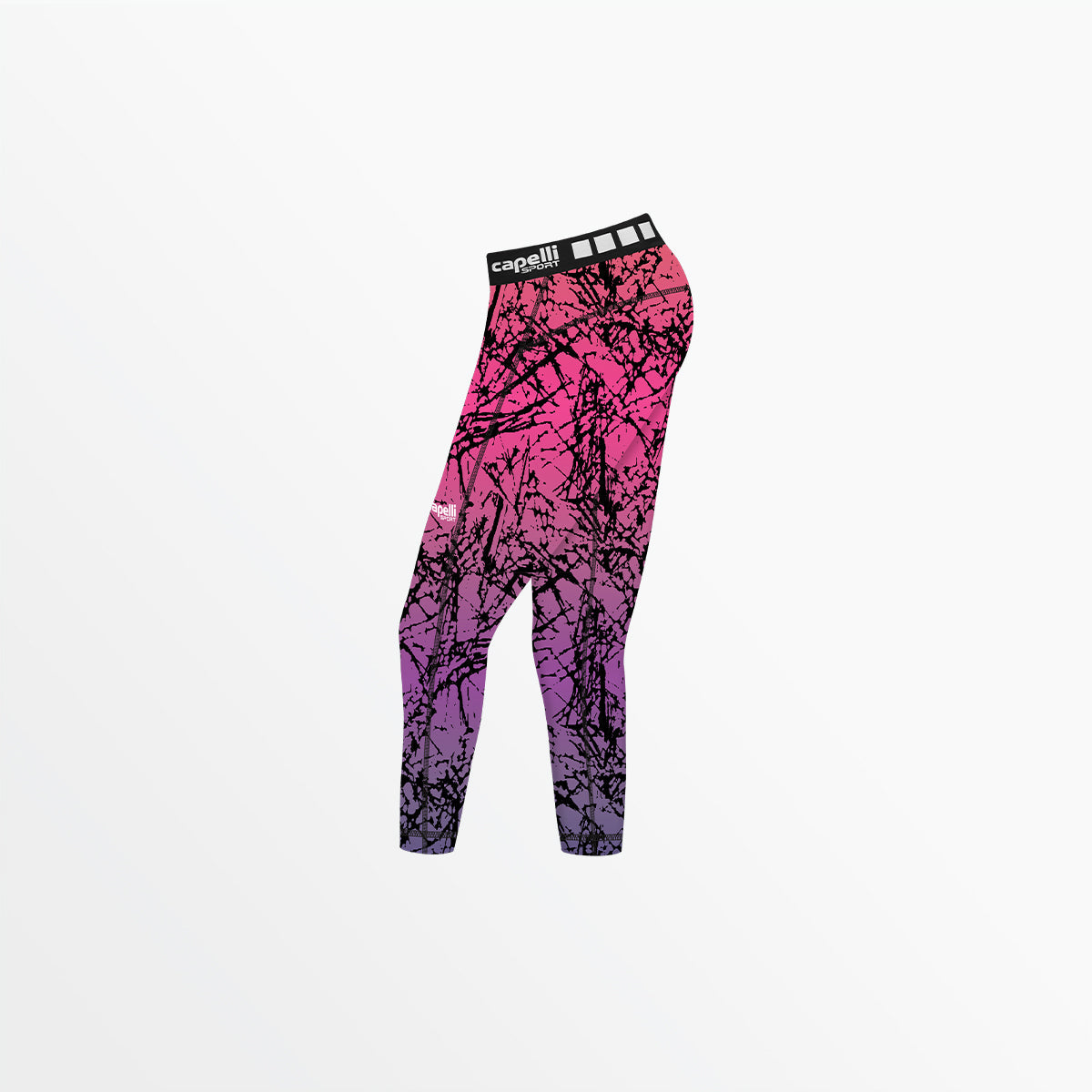 Capelli Sport - Girl's 3/4 Distressed Ombre Perfomance Tights