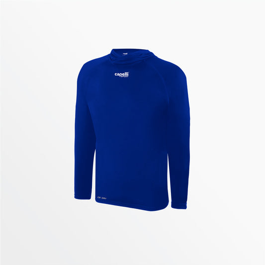 Capelli Sport - Youth Club Long Sleeve Poly Hooded Tee