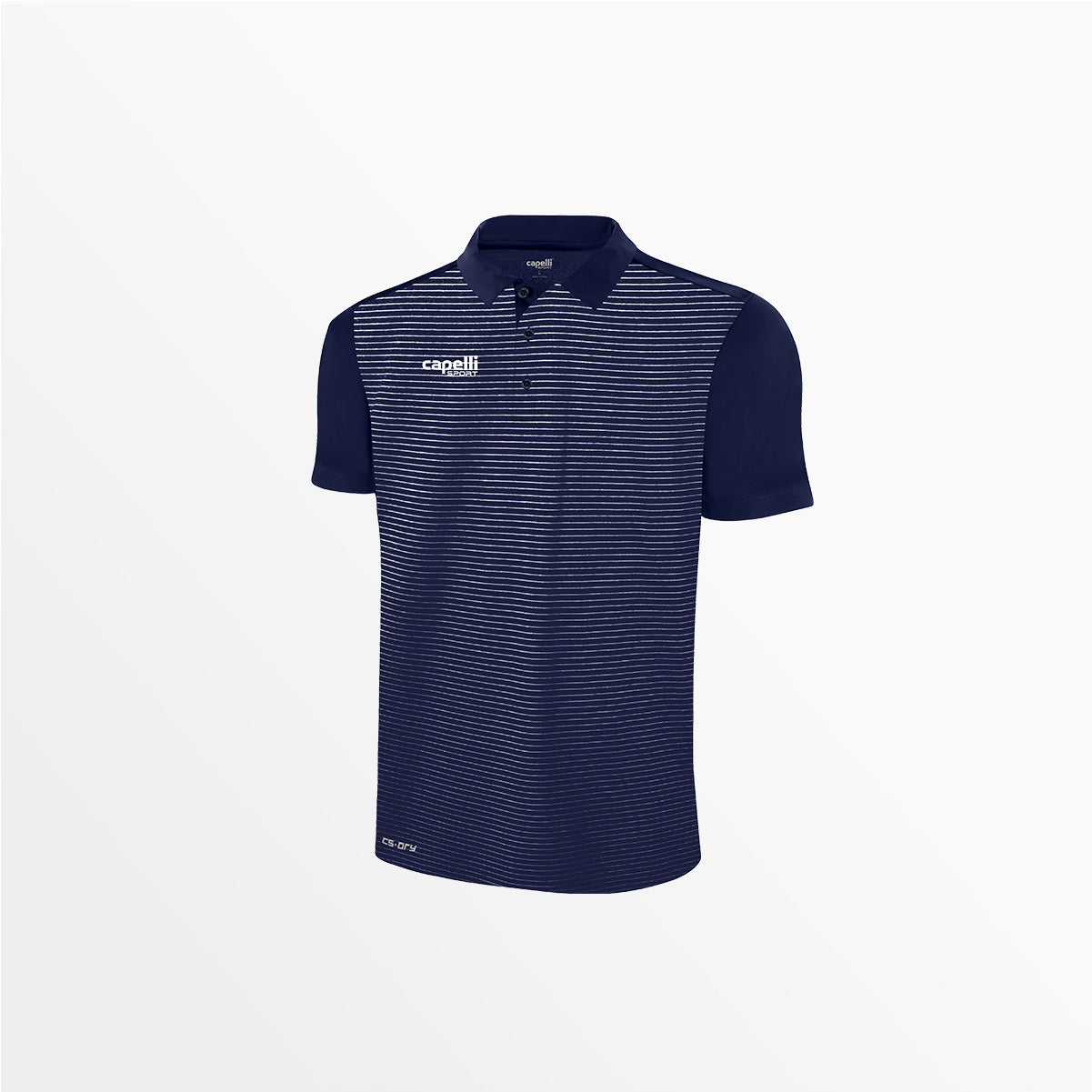 Capelli Sport - Men's Classic Small Stripe Poly Polo
