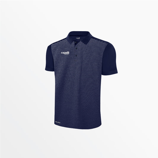Capelli Sport - Men's Classic Small Stripe Poly Polo