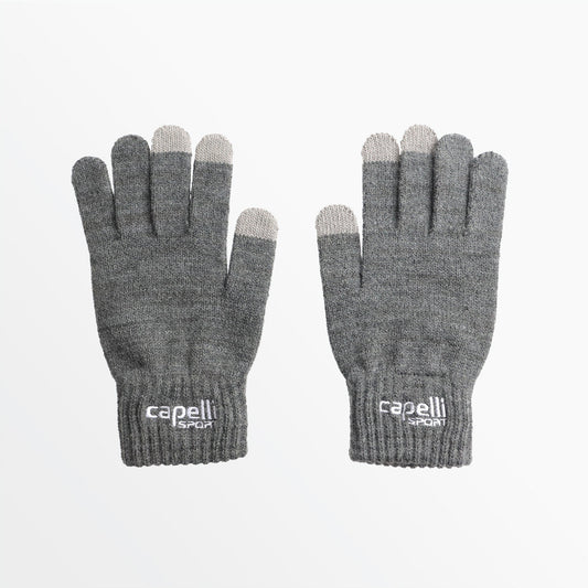 Capelli Sport - Youth Branded Knit Glove With 3 Finger Touch