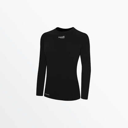 Capelli Sport - Women's Basics Crew Neck Long Sleeve Poly Tee