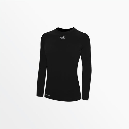 Capelli Sport - Women's Basics Crew Neck Long Sleeve Poly Tee