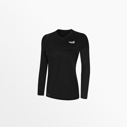 Capelli Sport - Women's V-Neck Long Sleeve Poly Tee